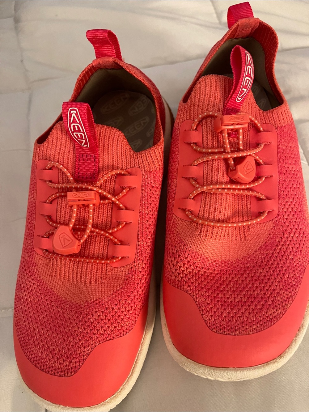 KEEN  Kids Coral Slip-On Knit Sneakers